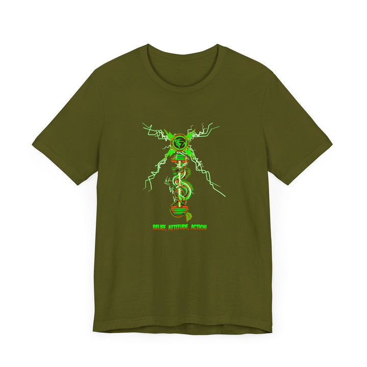 BARBELL DRAGON GREEN ORANGE