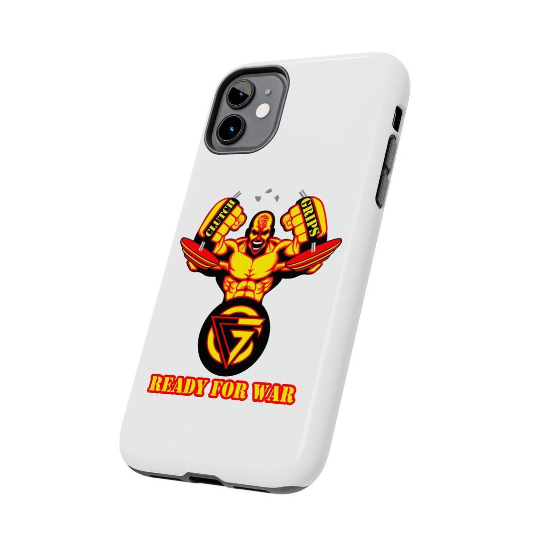 MAC-SNAP GOLD RED PHONE CASE /READY FOR WAR