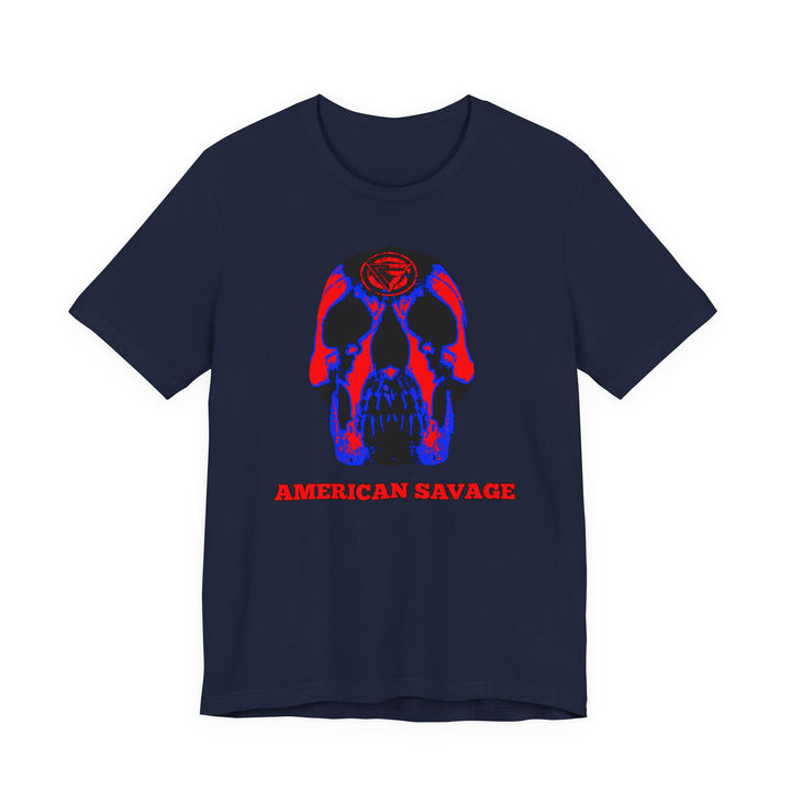 SKULLATOR RED BLUE /AMERICAN SAVAGE