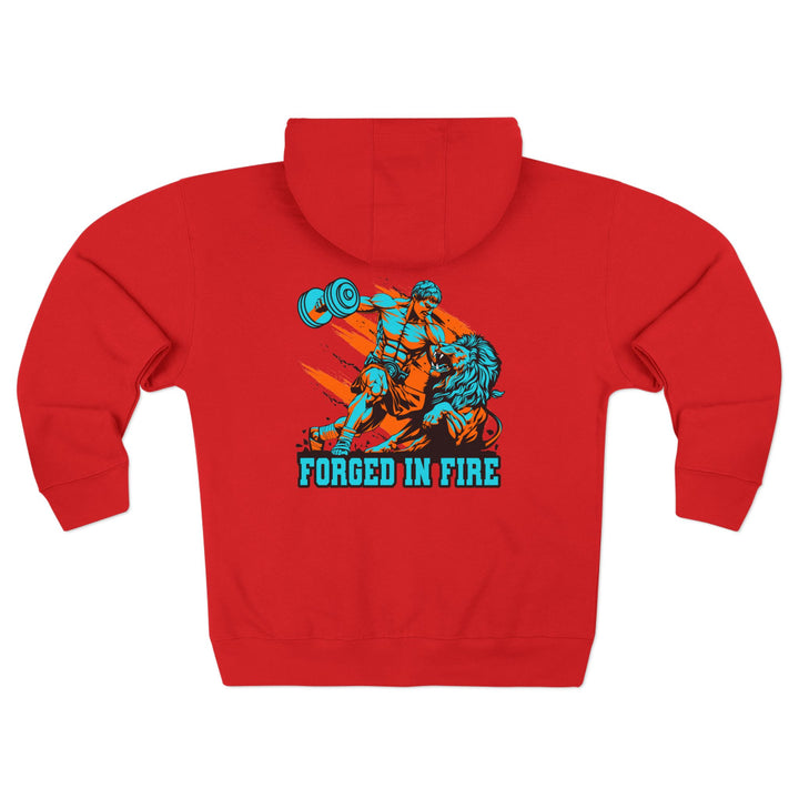 CG COLISEUM MAC VS LION MIAMI COLORS /FORGED IN FIRE ZIP UP