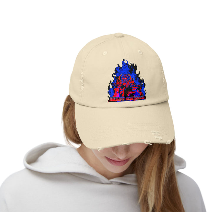 MAC FINAL BOSS FIRE CHAIR RED BLUE /READY FOR WAR CAP