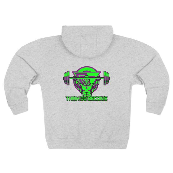 ENTER THE MAC PURPLE GREEN/THINK DO BECOME ZIP UP