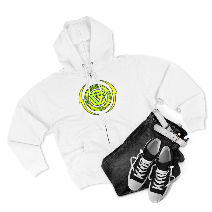 CG LIME GREEN COLISEUM MAC LIFT HARDER ZIP UP