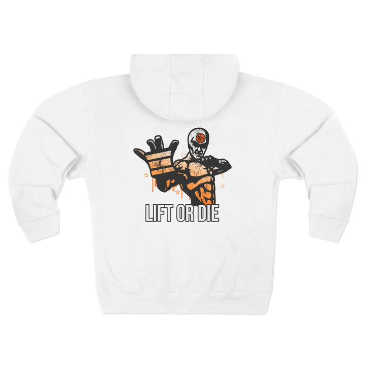 CG GRIP MASTER MAC ORANGE WHITE FADE/LIFT OR DIE ZIP UP