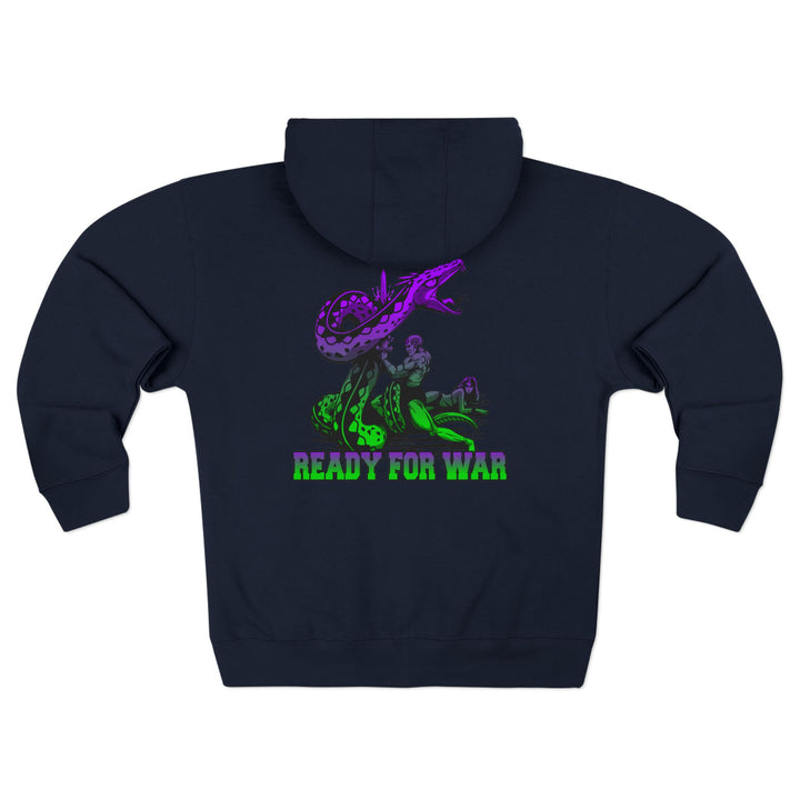 CG SERPENT SLAYER PURPLE GREEN /READY FOR WAR ZIP UP