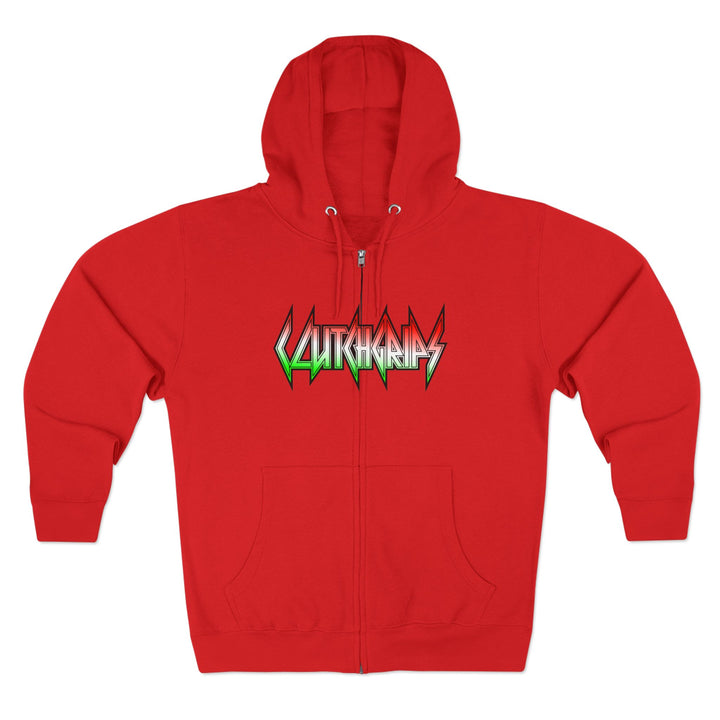 CG SAMURAI MAC RED WHITE GREEN /CLUTCHGRIPS ZIP UP