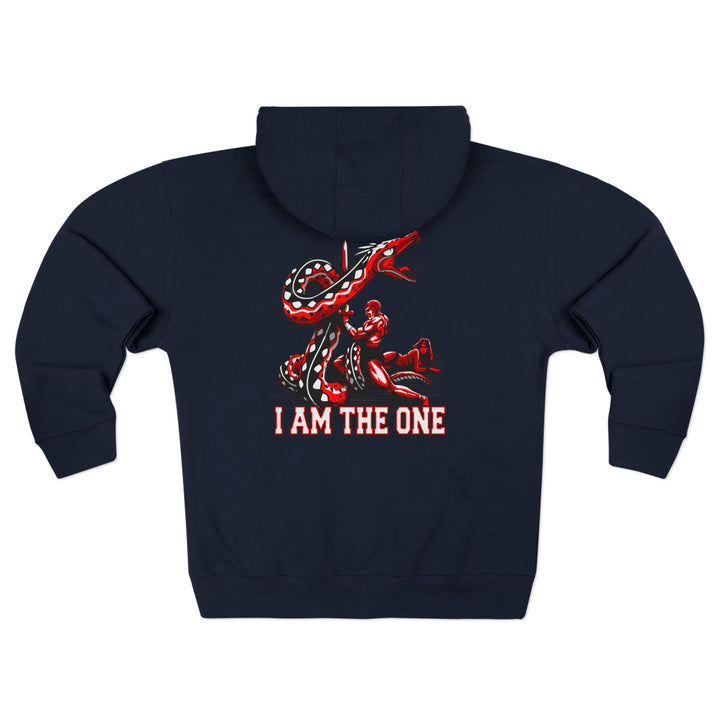 CG SERPENT SLAYER RED BLACK /I AM THE ONE ZIP UP