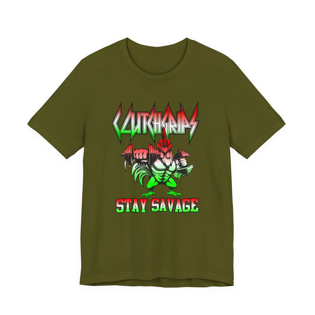 CG MAC ROOSTER RED WHITE GREEN FADE /STAY SAVAGE