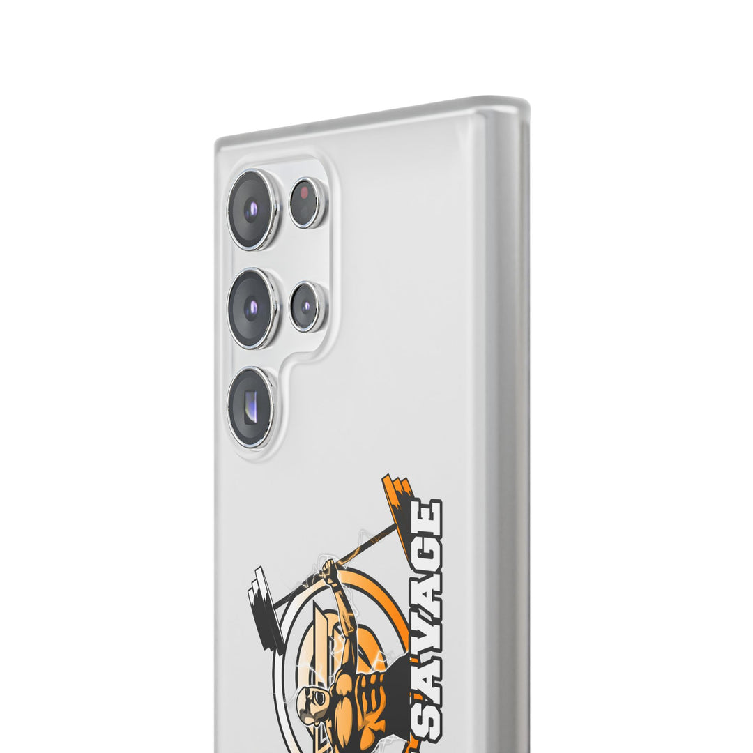 SPARTAN LIFT ORANGE WHITE PHONE CASE/STAY SAVAGE
