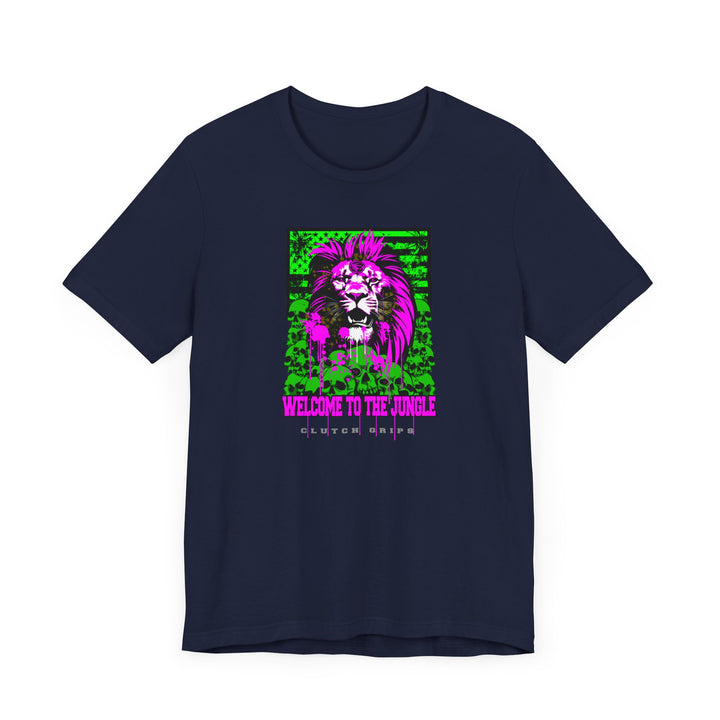 LION HEART FREEDOM TEE PURPLE GREEN/WELCOME TO THE JUNGLE
