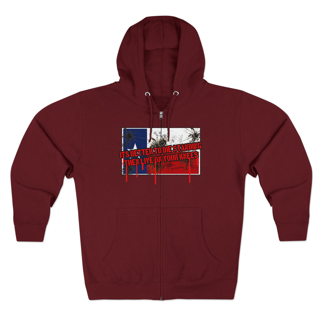 CG ANGRY DOG LONE STAR TEXAS STYLE /LIFT OR DIE ZIP UP