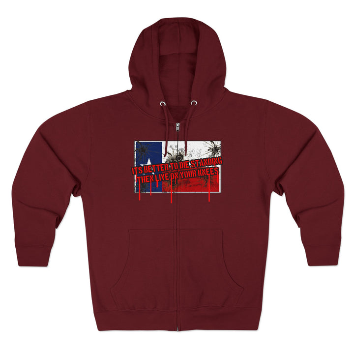 CG ANGRY DOG LONE STAR TEXAS STYLE /LIFT OR DIE ZIP UP