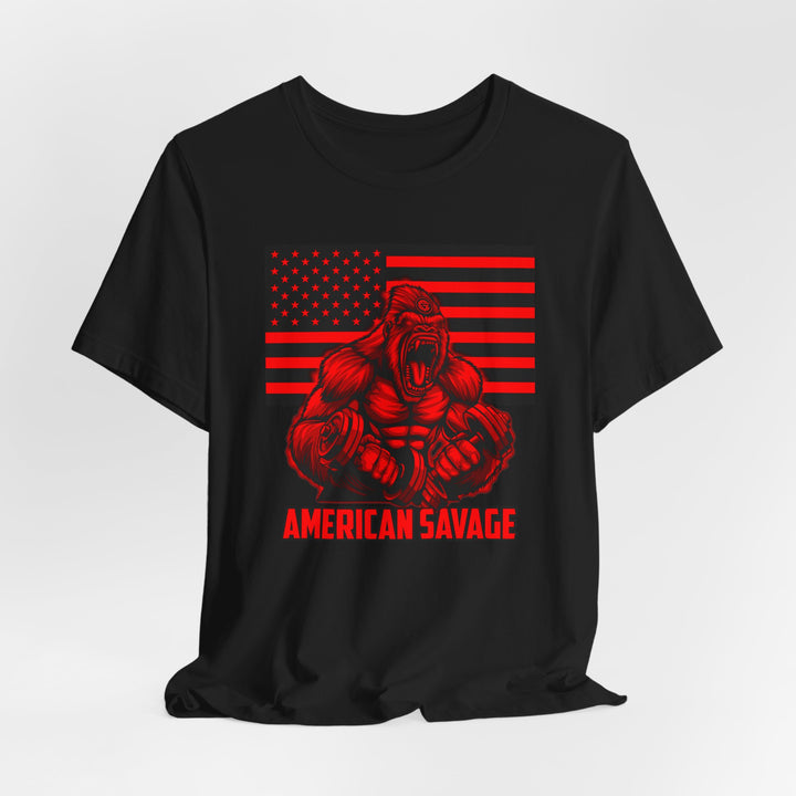 CG MAC ALPHA APE RED BLACK  /AMERICAN SAVAGE