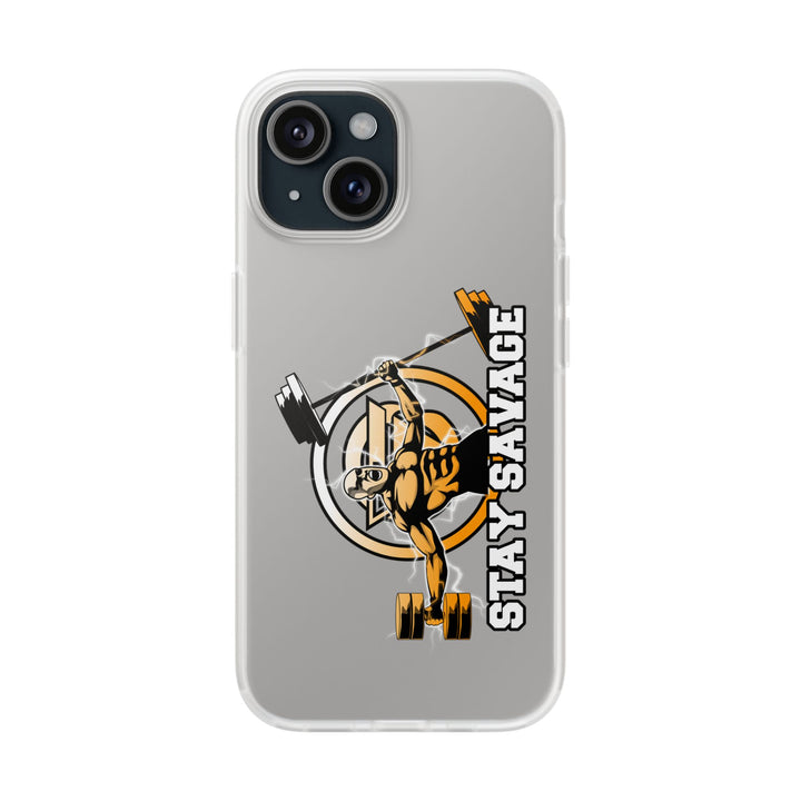 SPARTAN LIFT ORANGE WHITE PHONE CASE/STAY SAVAGE