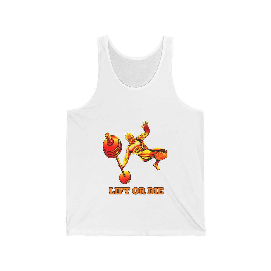 MAC-JUMP GOLD RED TANK/ LIFT OR DIE