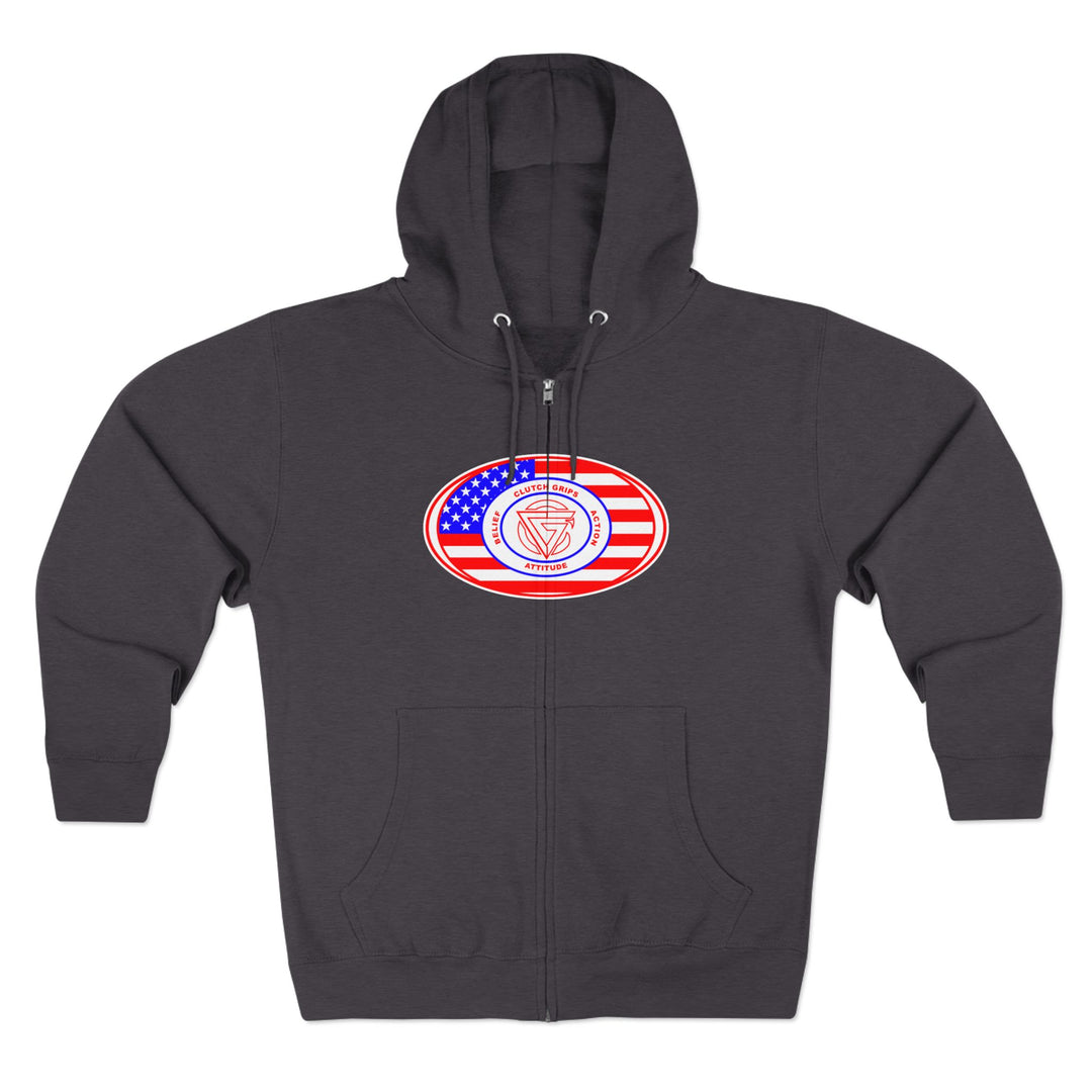 CG ANGRY DOG USA/LIFT OR DIE ZIP UP