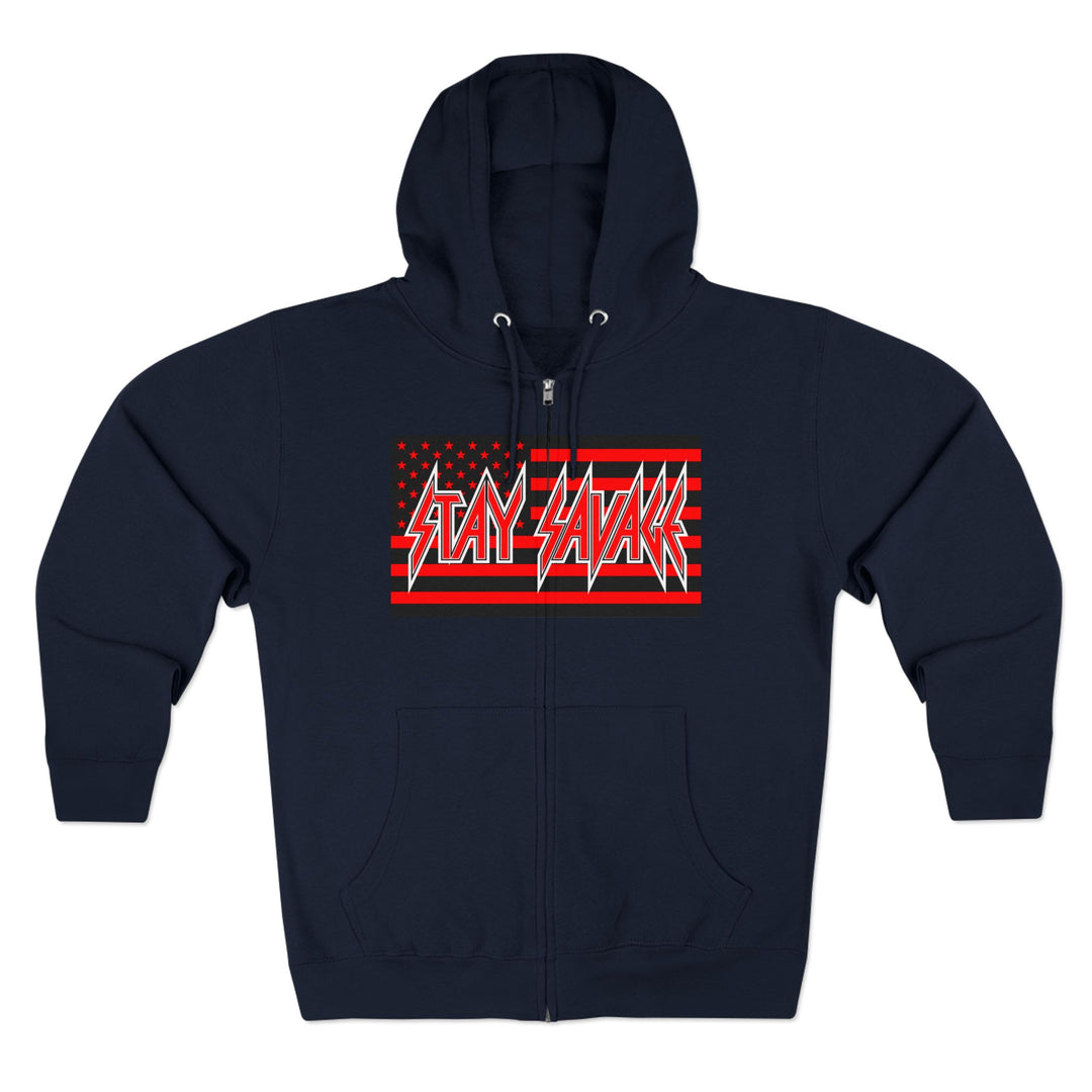 CG  NAVY SEAL TRIBUTE  RIP RED BLACK /DONT BE A BITCH ZIP UP