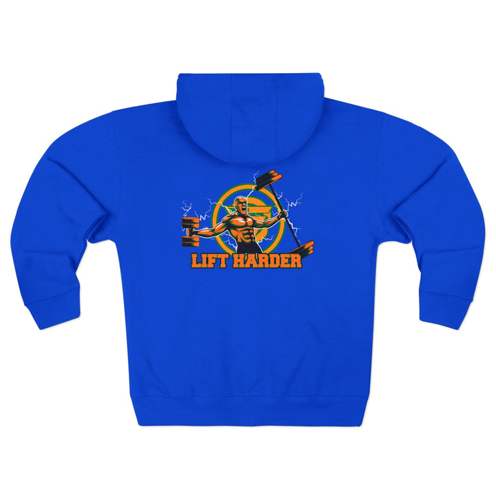 SPARTAN LIFT ORANGE GREEN  /LIFT HARDER ZIP UP