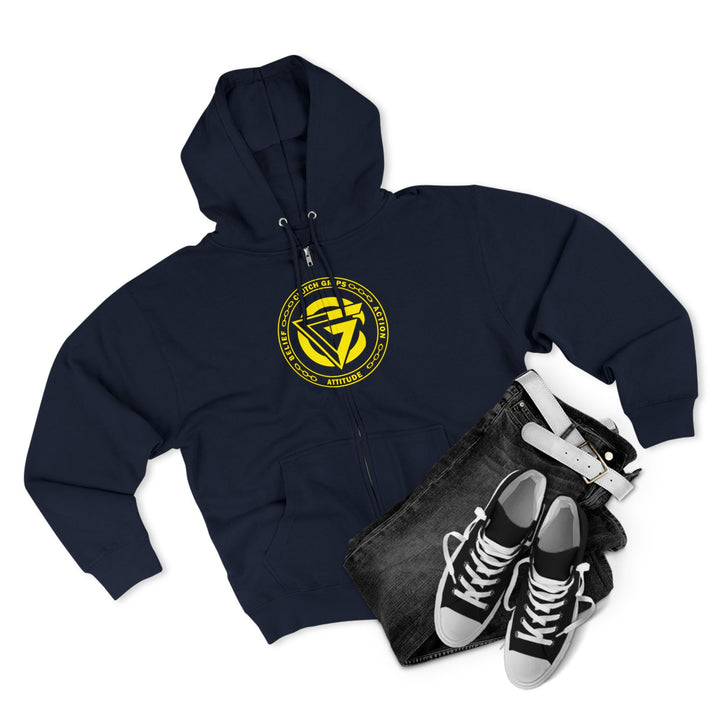 SPARTAN LIFT YELLOW BLACK/LIFT OR DIE ZIP UP