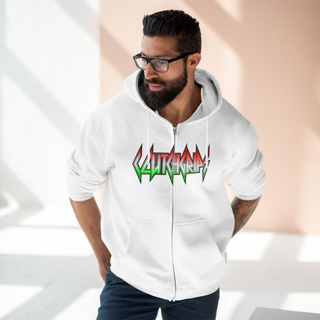 SAMURAI MAC RED WHITE GREEN FADE /LIFT OR DIE ZIP UP