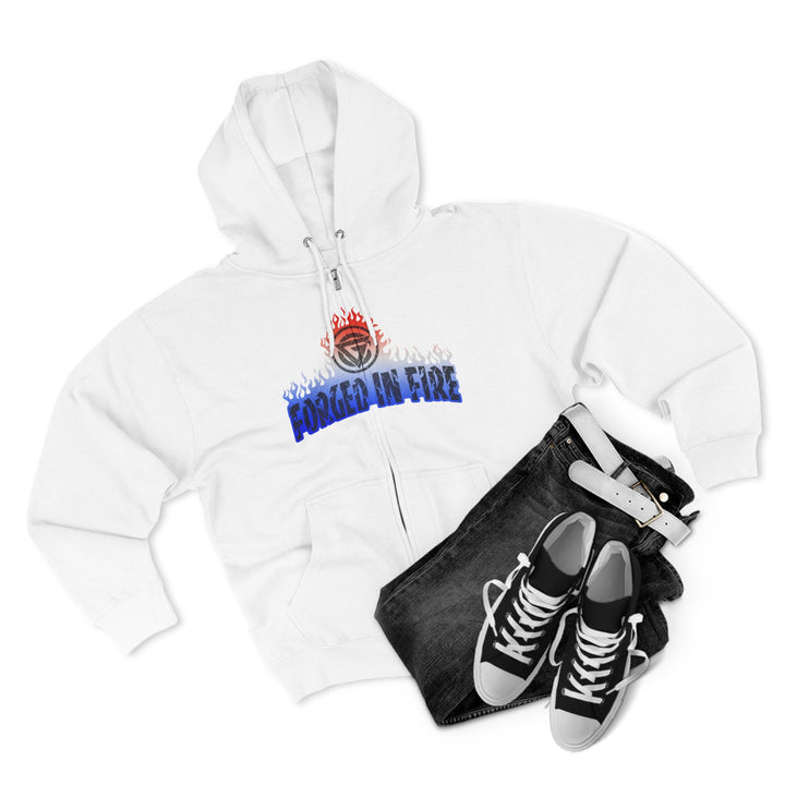 CG AMERICAN WARRIORS RED WHITE BLUE FADE /AMERICAN SAVAGE ZIP UP
