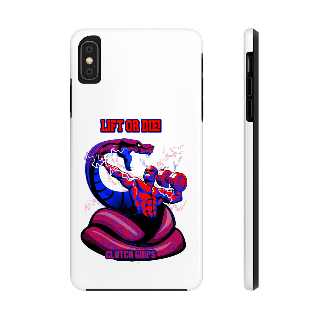 MAC VS SNAKE PHONE CASE RED BLUE /LIFT OR DIE