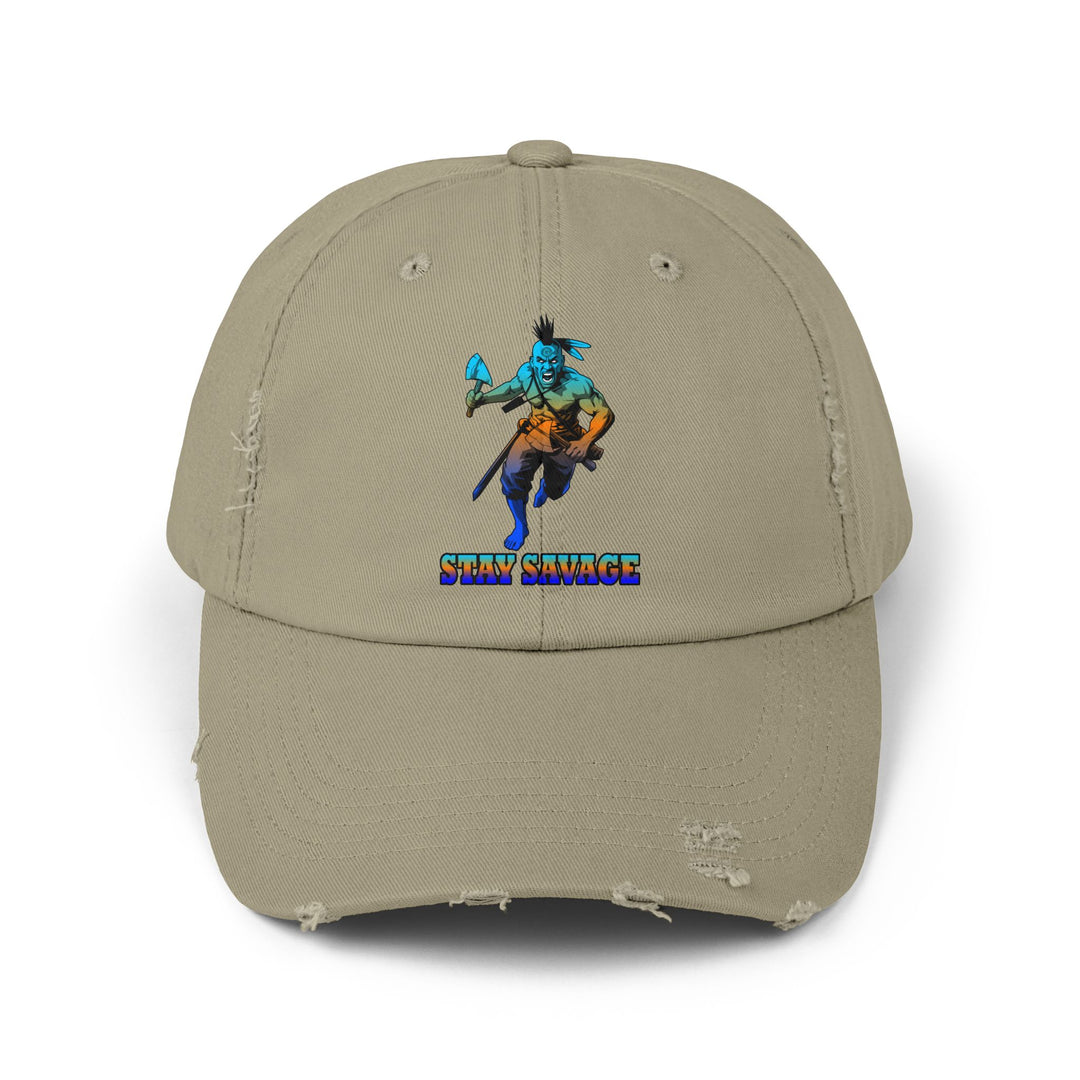 MAC BRAVE BLUE ORANGE AQUA /STAY SAVAGE CAP
