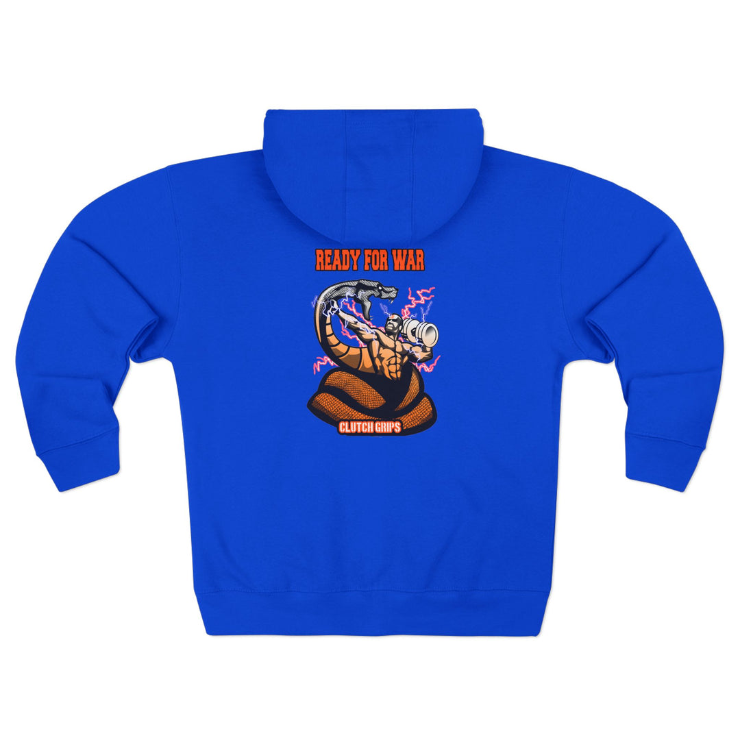 MAC VS SNAKE ORANGE WHITE FADE /READY FOR WAR ZIP UP