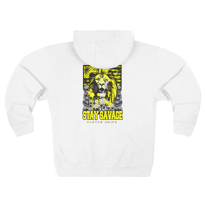 LIONHEART YELLOW BLACK /STAY SAVAGE ZIP UP