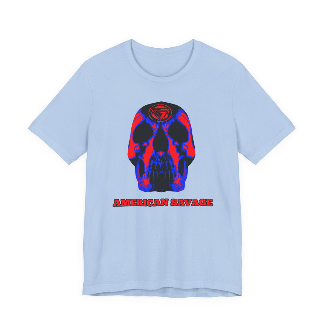 SKULLATOR RED BLUE /AMERICAN SAVAGE