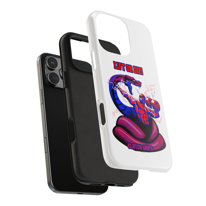 MAC VS SNAKE PHONE CASE RED BLUE /LIFT OR DIE