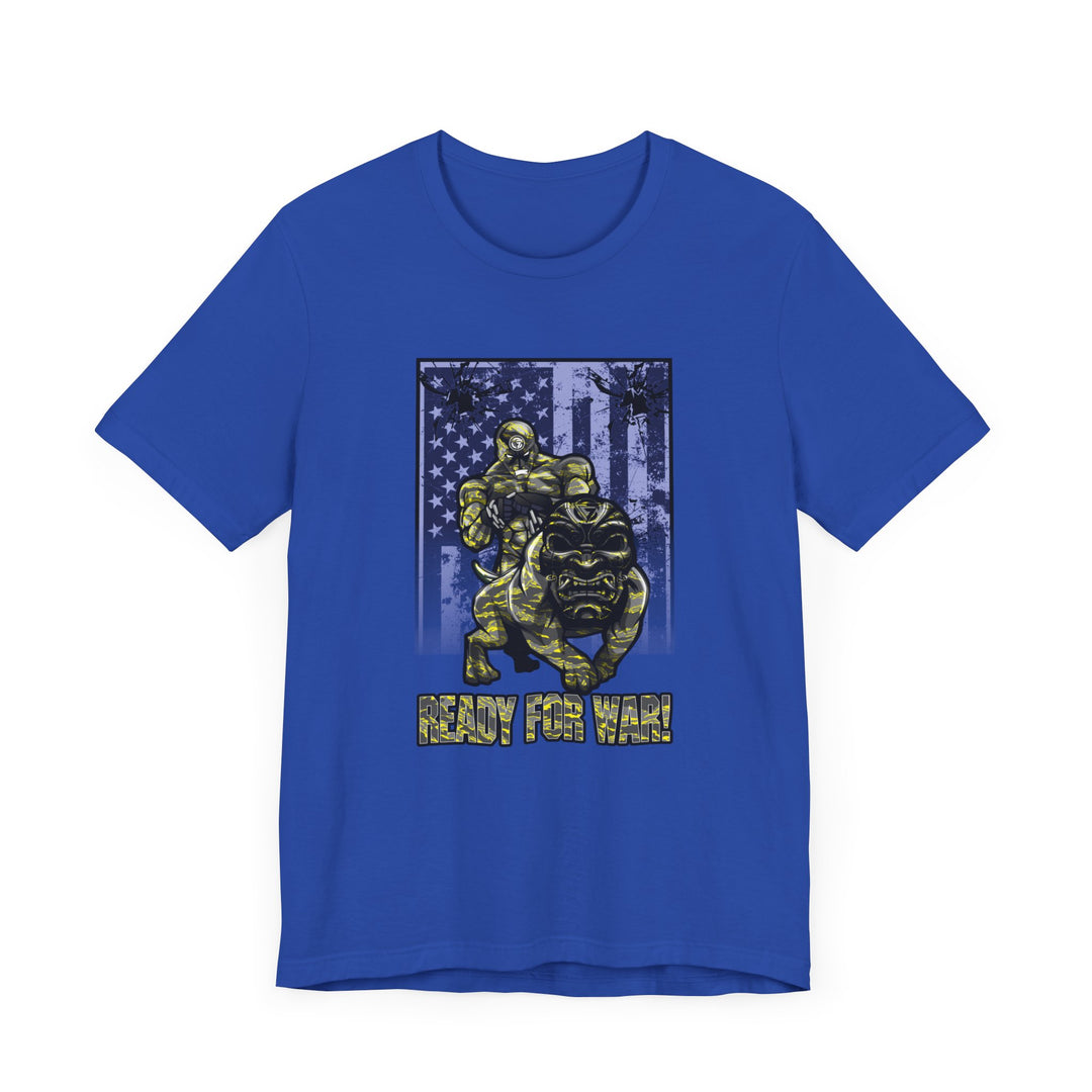 ANGRY DOG YELLOW CAMO FLAG/READY FOR WAR