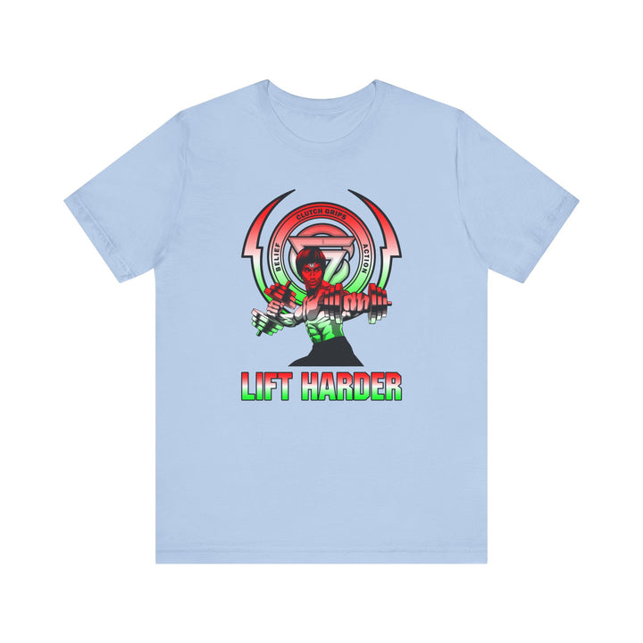 CG LEE RED WHITE GREEN FADE WITH LIGHTNING LOGO