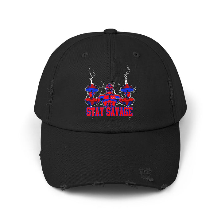 RIDE THE LIGHTNING RED BLUE /STAY SAVAGE CAP