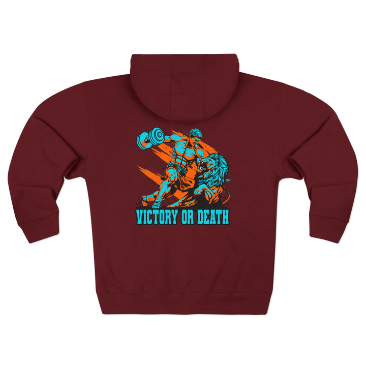 CG COLISEUM MAC VS LION MIAMI COLORS /VICTORY OR DEATH ZIP UP