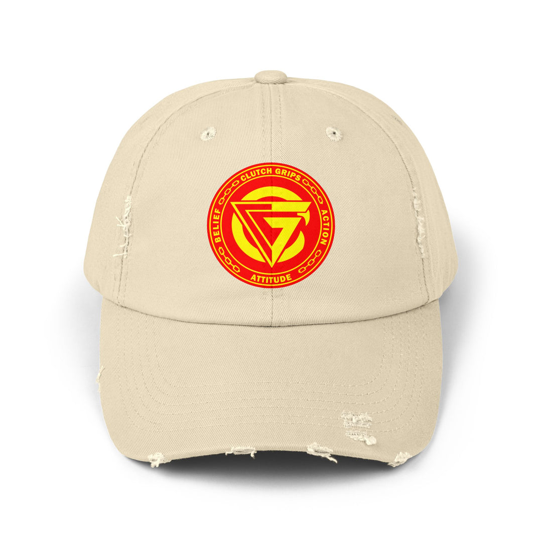 CG ORANGE RED LOGO CAP