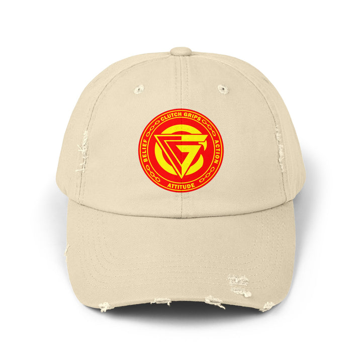 CG ORANGE RED LOGO CAP