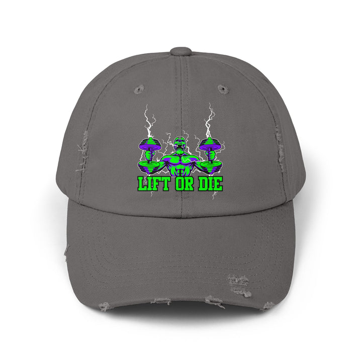 RIDE THE LIGHTNING HYPER PURPLE GREEN/LIFT OR DIE CAP