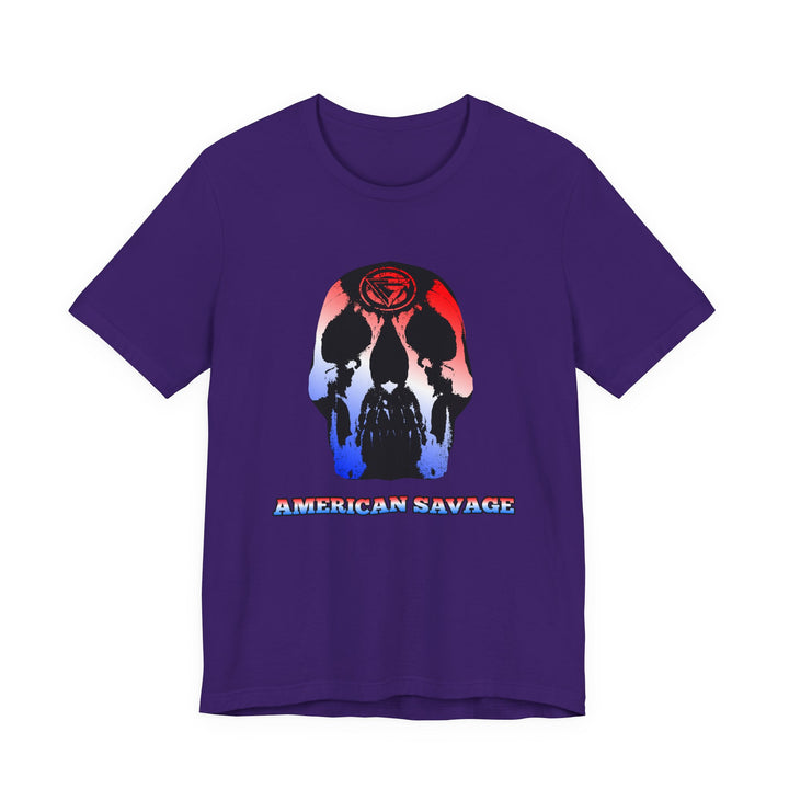 SKULLATOR RED WHITE  BLUE /AMERICAN SAVAGE