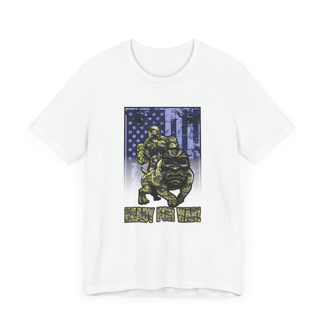 ANGRY DOG YELLOW CAMO FLAG/READY FOR WAR