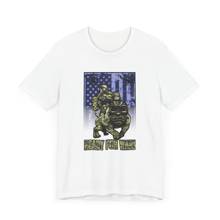 ANGRY DOG YELLOW CAMO FLAG/READY FOR WAR