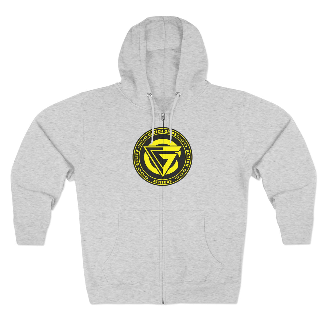 CG TIGER VS TIGER YELLOW BLACK /READY FOR WAR ZIP UP