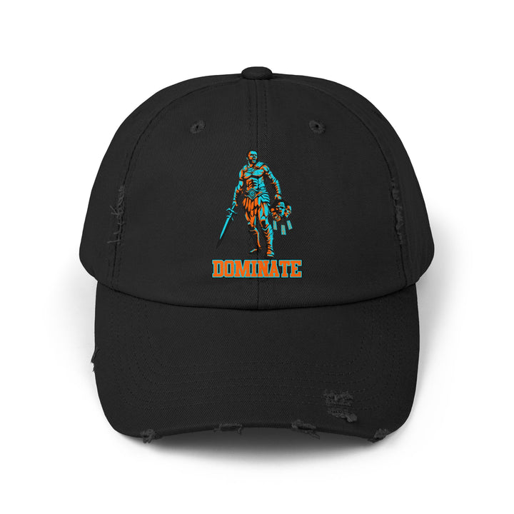 CG MAN ON A MISSION ORANGE AQUA/DOMINATE CAP