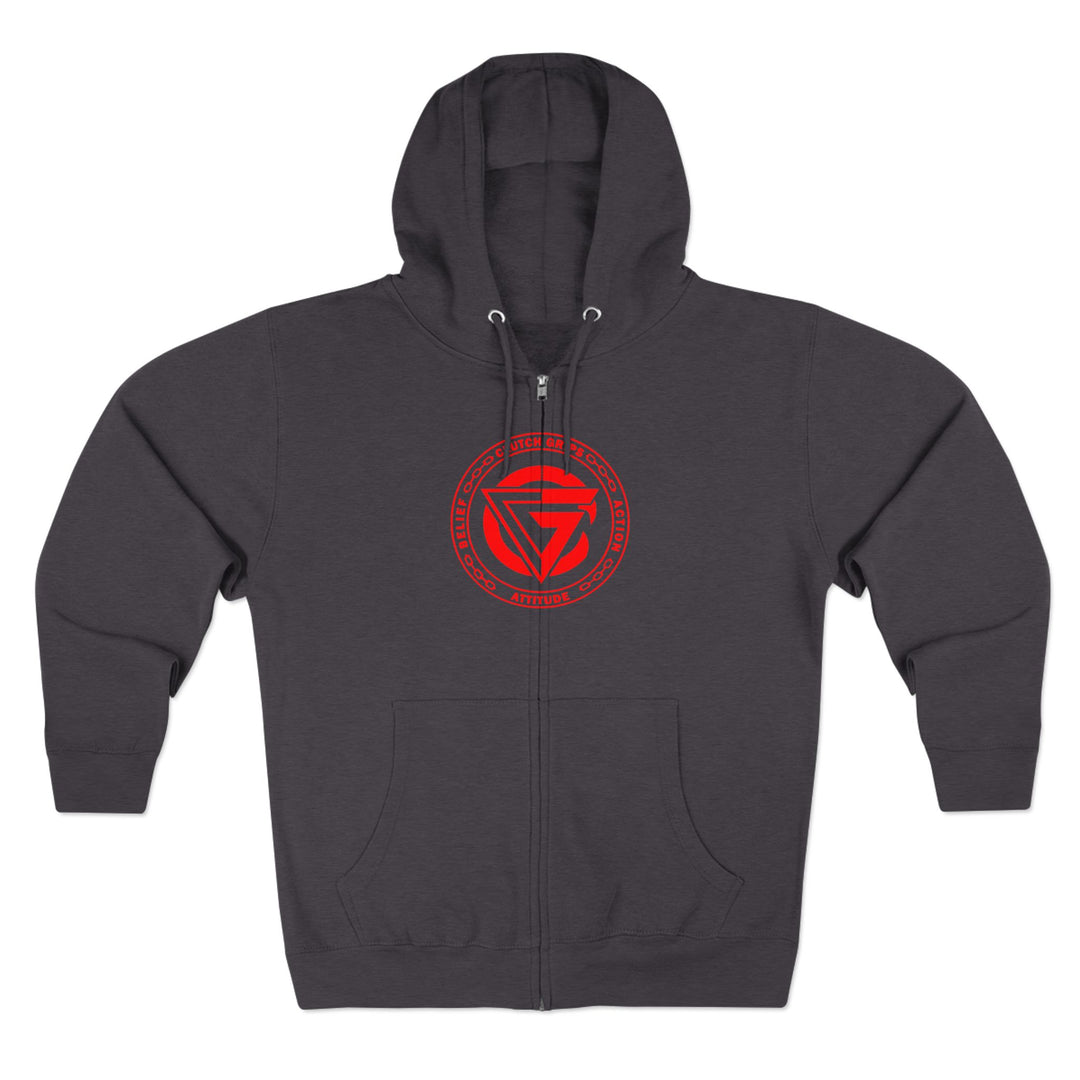 CG MAC JUMP RED /LIFT OR DIE ZIP UP
