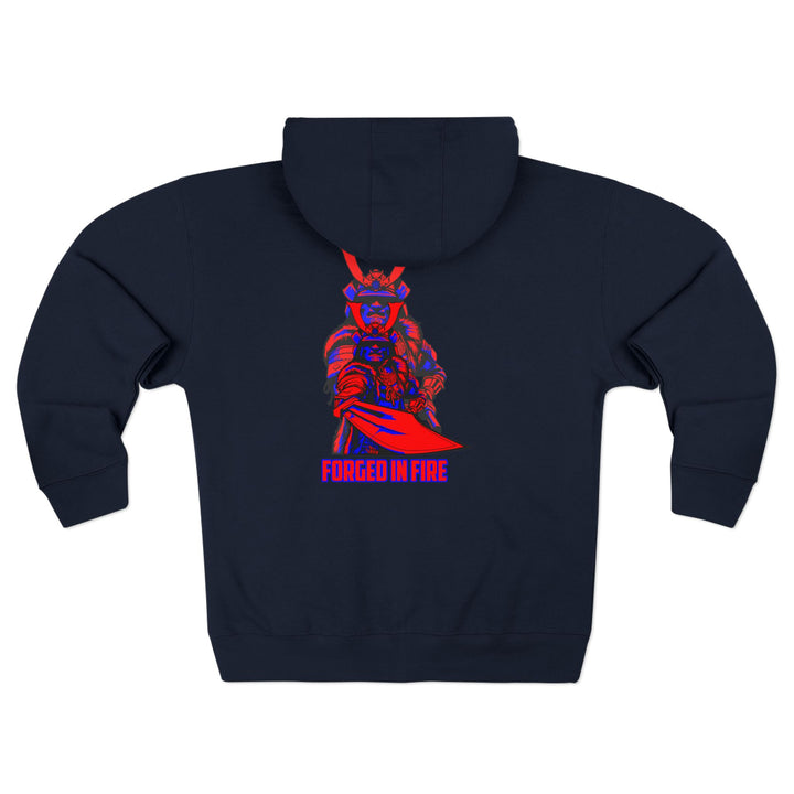 CG MAC SAMURAI BLADE RED BLUE/FORGED IN FIRE ZIP UP