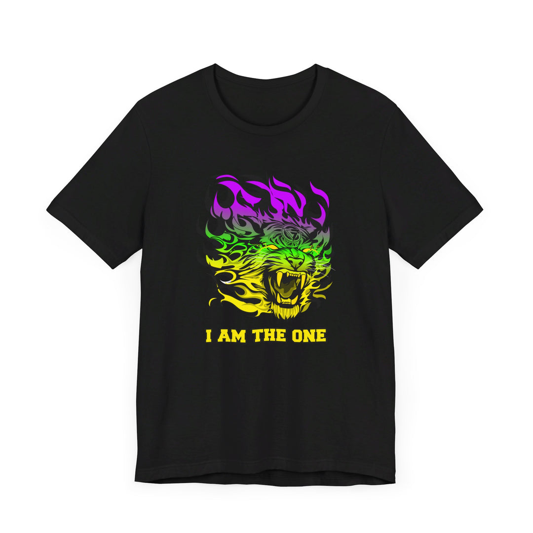 TIGER FLAME YELLOW GREEN PURPLE FADE/I AM THE ONE