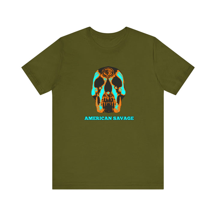 SKULLATOR MIAMI AQUA ORANGE /AMERICAN SAVAGE