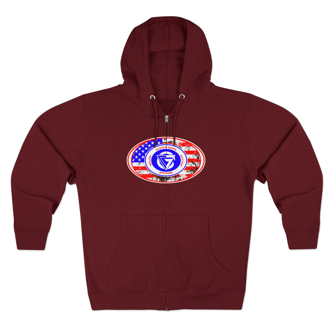 CG ANGRY DG USA BULLET PROOF /LIFT OR DIE ZIP UP