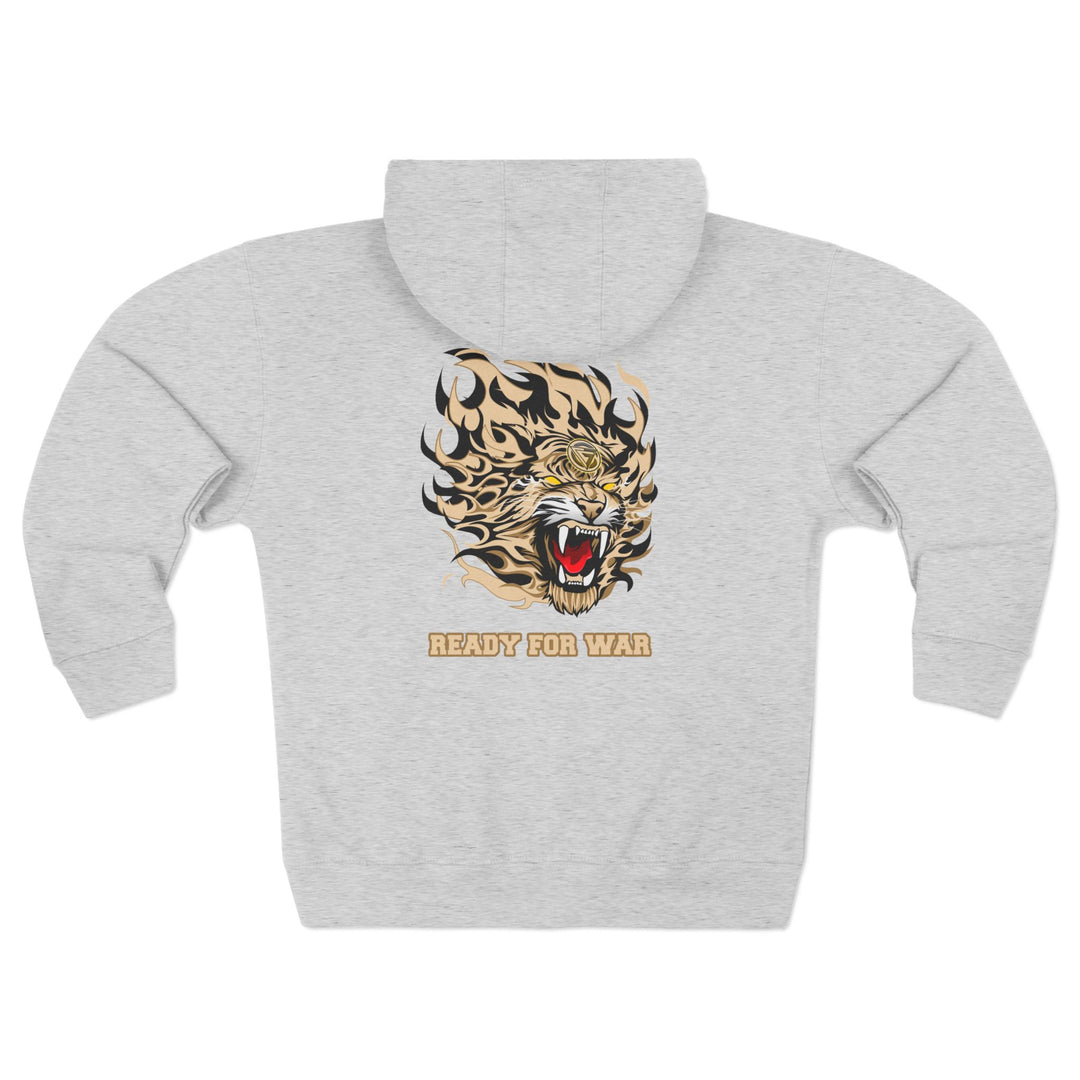 CG TIGER FLAME DESERT SAND /READY FOR WAR  ZIP UP