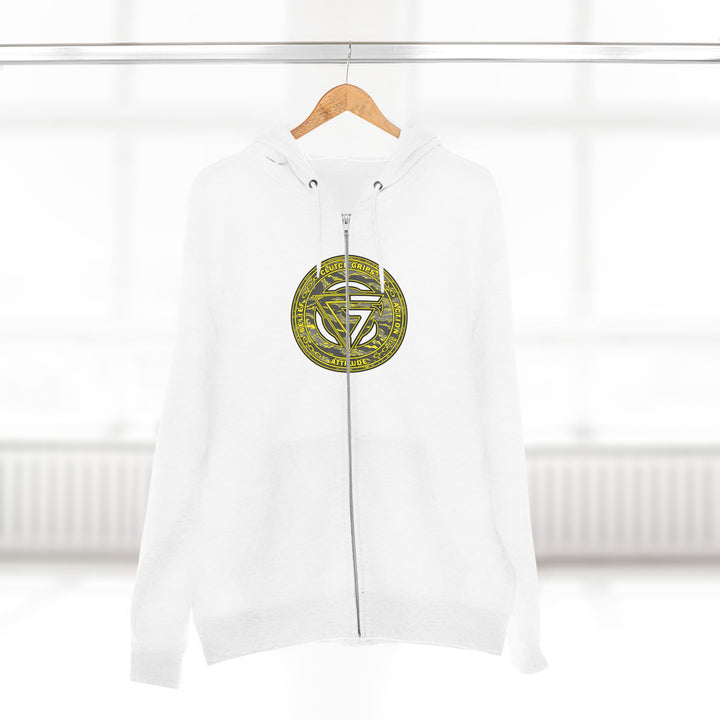 CG ANGRY DOG CAMO YELLOW/LIFT OR DIE ZIP UP